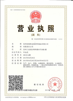 最新營(yíng)業(yè)執(zhí)照副本